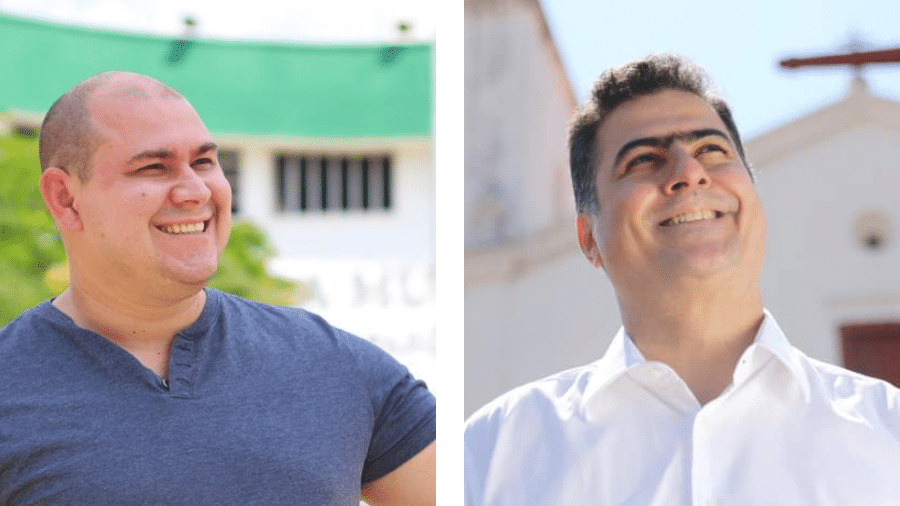 Abílio Júnior (Podemos) e Emanuel Pinheiro (MDB) são candidatos à prefeitura de Cuiabá - Reprodução/Facebook/Arte-UOL