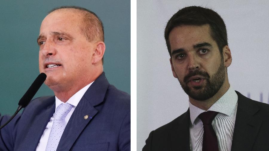 Onyx Lorenzoni (PL) e Eduardo Leite (PSDB) - Alan Santos/PR e José Cruz/Agência Brasil