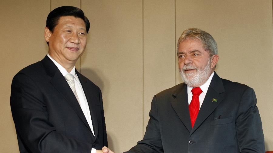 O presidente Lula recebe o Xi Jinping, então vice-presidente da República Popular da China, no Palácio do Planalto, em 2009 - 19.fev.2009 - Sergio Lima/Folha Imagem