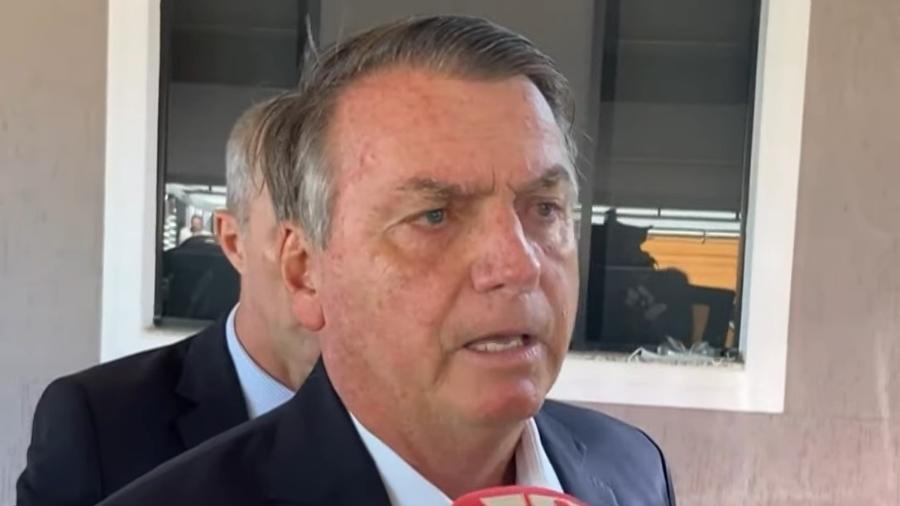 Jair Bolsonaro negou que ele tenha cometido irregularidades no caso envolvendo seu cartão de vacinação  - Jovem Pan News/Reprodução de vídeo