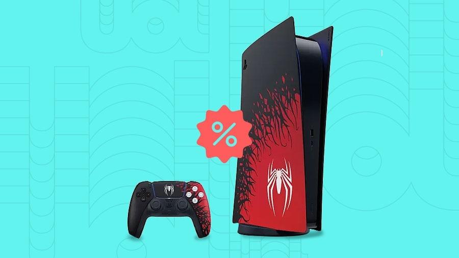 PlayStation 5 edição limitada Spider-Man 2 com R$ 500 de desconto