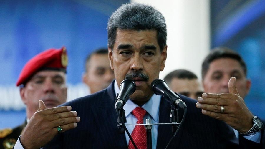 31.jul.2024 - Nicolás Maduro discursa após reunião no Tribunal Supremo de Justiça da Venezuela - Leonardo Fernandez Viloria/Reuters