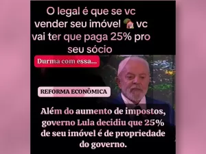 Reforma tributária não prevê taxa de 25% em compra e venda de imóveis