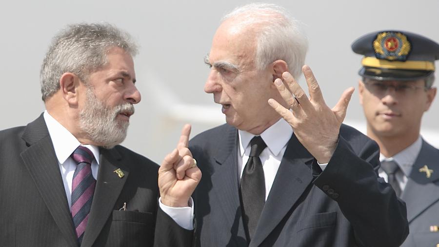 O presidente Lula e o então governador de SP, Claudio Lembo, em agosto de 2006 O presidente Lula e o então governador de SP, Claudio Lembo, em agosto de 2006