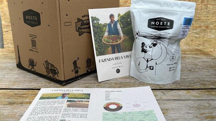 Na Noete, kit enviado para assinante pode conter 250gr a até 3kg de café Na Noete, kit enviado para assinante pode conter 250gr a até 3kg de café
