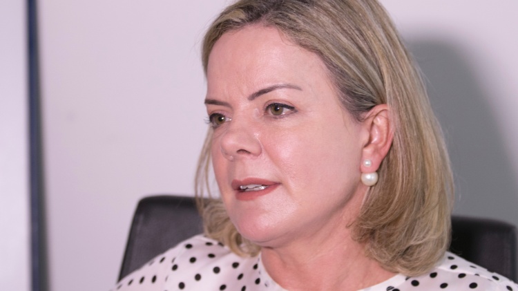 18.jan.2018 - A presidente nacional do PT, senadora Gleisi Hoffmann, concede entrevista ao UOL - Marcio Komesu/UOL - Marcio Komesu/UOL