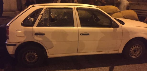 Carro usado na reconstituição da morte de Marielle - Luis Kawaguti/UOL - Luis Kawaguti/UOL