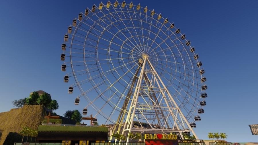 O projeto da roda-gigante na zona portuária do Rio - Divulgação