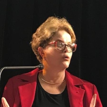 Dilma Rousseff em conferência na Sorbonne  - Reprodução