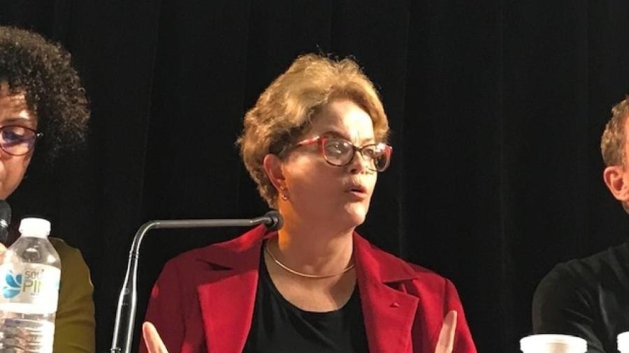 Na francesa RFI, Dilma Rousseff em conferência na Sorbonne  - Reprodução