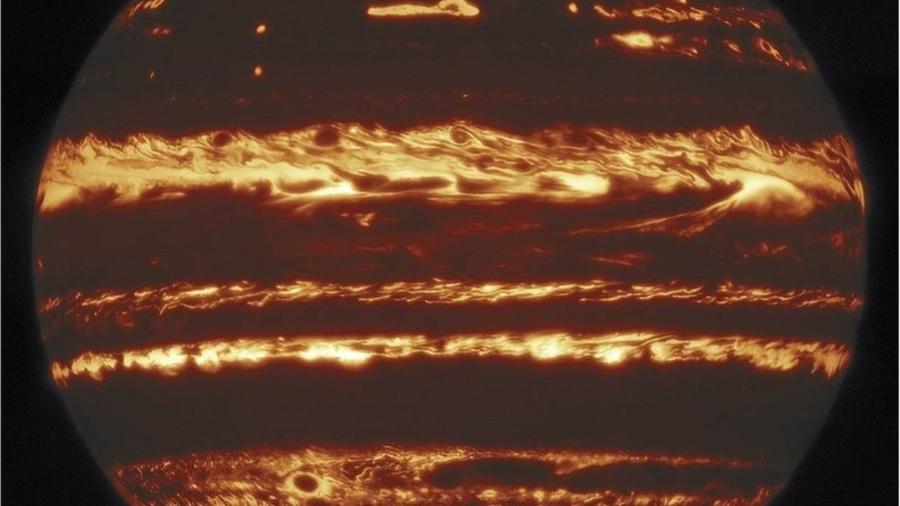 Os cientistas usaram uma técnica de alta resolução usada em astronomia chamada em inglês de lucky imaging, que envolve a geração e a combinação de imagens obtidas de várias exposições ultrarrápidas - Gemini Observatory