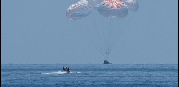 Astronautas da Nasa já voltaram à Terra; veja como foi a chegada - 02 ...
