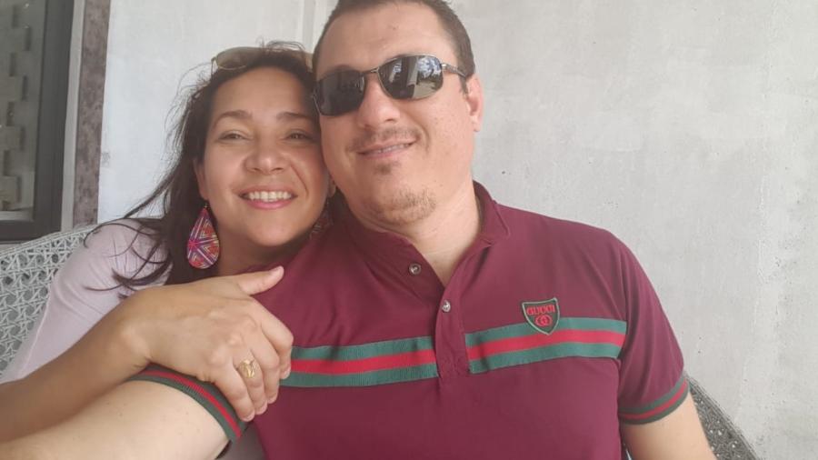 Casal Jefferson e Tania Buffi desistem de viagem ao Brasil após voo de Moçambique ser cancelado pela 2ª vez em 2 anos - Arquivo pessoal