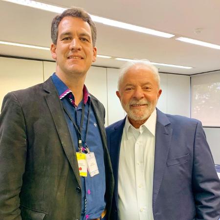 O advogado Ariel de Castro Alves ao lado do presidente Lula (PT) O advogado Ariel de Castro Alves ao lado do presidente Lula (PT)