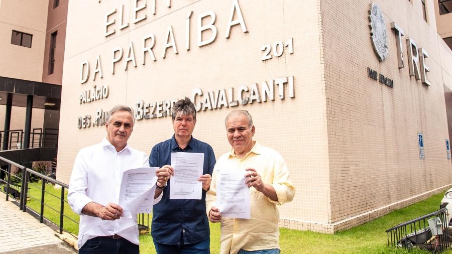 Candidatos a prefeito de João Pessoa protocolam pedido de tropas federais nas eleições na capital da PB