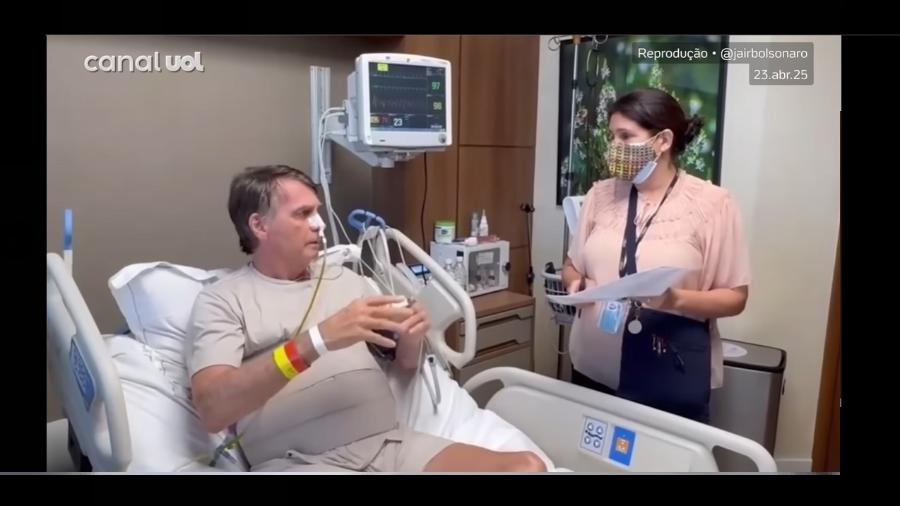 Bolsonaro constrange oficial de justiça no hospital e passa um recado à direita e à extrema direita: "Este sou eu"