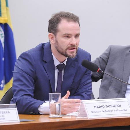 Ministro da Fazenda, Dario Durigan, em audiência pública na Câmara