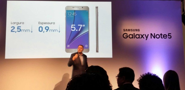 Samsung anuncia lançamento do Galaxy Note 5 - Marcio Padrão/ UOL