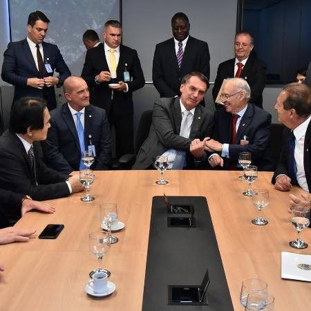 27.nov.2018 - Jair Bolsonaro se reúne com equipe de transição - Raphael Carvalho/Divulgação/Governo de Transição
