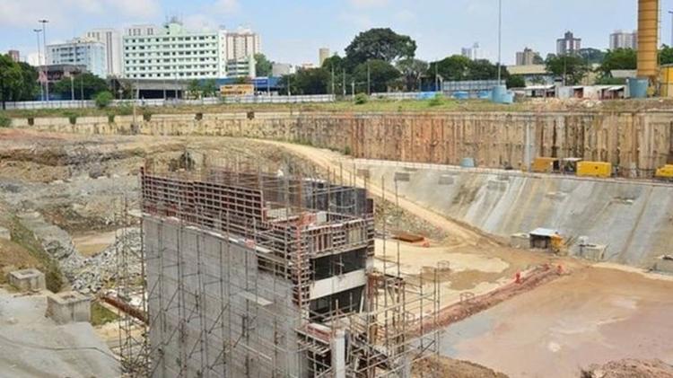 Burocracia é apontada como um dos principais entraves para acesso a recursos do FGTS para financiamento; acima, obra de saneamento em São Bernardo do Campo (SP), em foto de 2018 - Rafael Luz/Ministério das Cidades - Rafael Luz/Ministério das Cidades