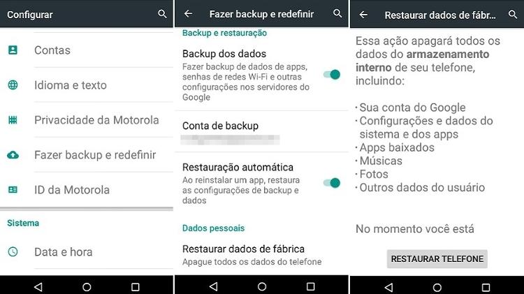 Restore Motorola cell phone - Playback - Playback