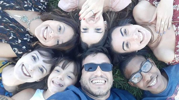 A família, do Distrito Federal, passa férias em Praia de Pipa (RN) - Arquivo Pessoal