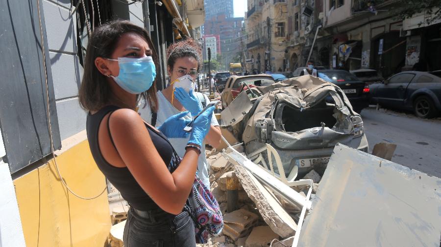 Explosão no Porto de Beirute sobrecarregou sistema de saúde do Líbano - STR/AFP