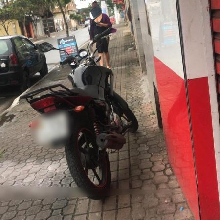 Moto "abandonada" que viralizou no litoral de São Paulo - Arquivo Pessoal