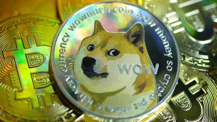 O dogecoin é uma criptomoeda criada a partir de um meme de um cachorro - Yuriko Nakao/Getty Images
