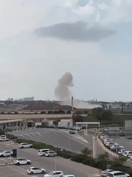 Explosões perto do Aeroporto Ben Gurion, em Israel