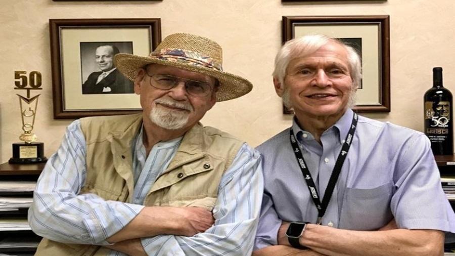 Duane Eddy (esquerda), morreu aos 86 anos, em decorrência de um câncer - Reprodução / Instagram