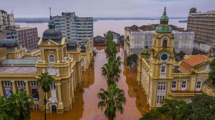 Os prédios da Secretaria da Cultura do Rio Grande do Sul e o Museu de Arte do Estado