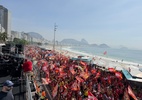 Lula chega para ato de campanha em Copacabana, no Rio