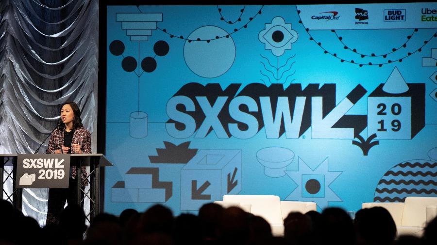 Priscilla Chan, mulher de Mark Zuckerberg, discursa em painel do SXSW 2019 - Sergio Flores/Reuters