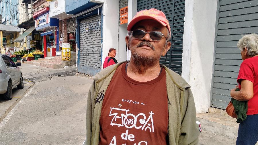 Milton Souza, 67, fazia compras em Parelheiros, onde mora - Cleber Souza/UOL