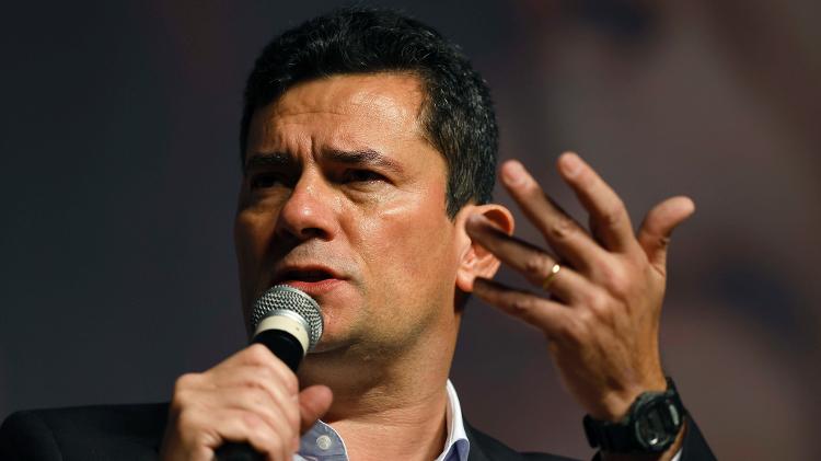 O ex-ministro Sergio Moro (Podemos) - Rodolfo Buhrer/Fotoarena/Estadão Conteúdo - Rodolfo Buhrer/Fotoarena/Estadão Conteúdo