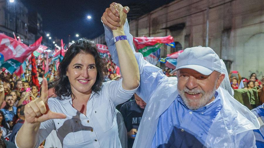 Tebet e Lula em agenda de campanha do ex-presidente em Juiz de Fora (MG) - Ricardo Stuckert