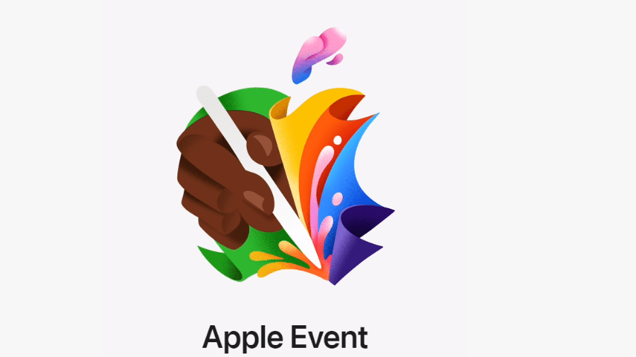 Imagem do convite para o evento da Apple