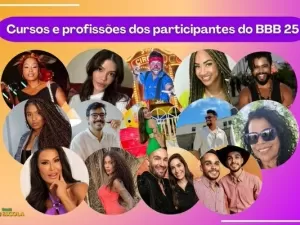 BBB 25: cursos e profissões dos participantes