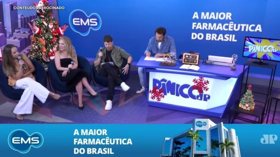 Executiva da EMS e ex-BBB Amanda Meirelles fazem propaganda de canetas emagrecedoras no Pânico na TV Executiva da EMS e ex-BBB Amanda Meirelles fazem propaganda de canetas emagrecedoras no Pânico na TV