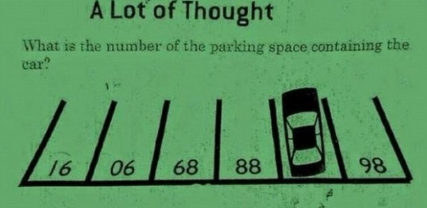 Qual é o número da vaga em que o carro está estacionado? - Reprodução/DailyMail