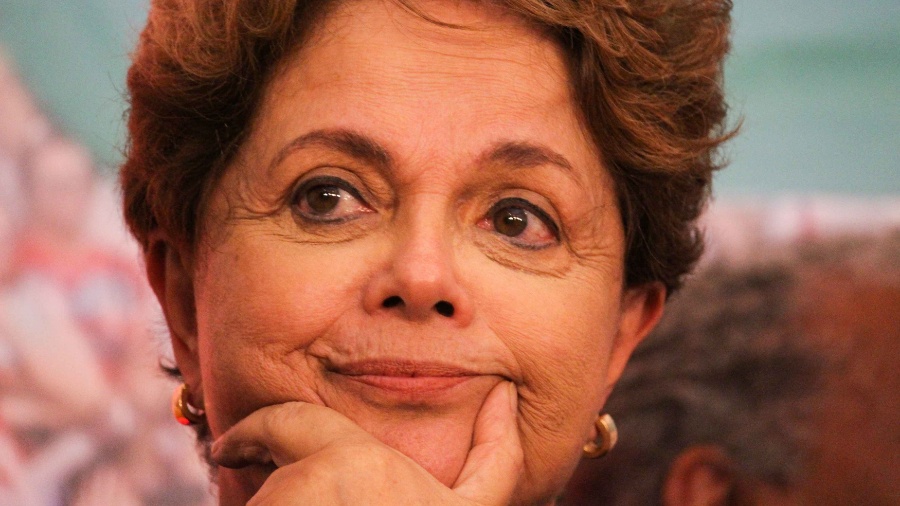 28.out.2018 - A ex-presidente Dilma Rousseff em evento da campanha presidencial de Fernando Haddad (PT) - Ananda Migliano/Estadão Conteúdo