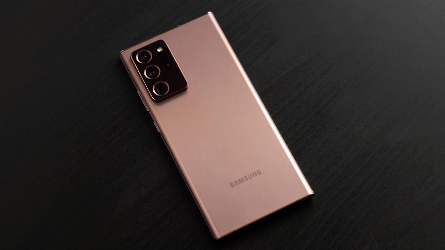 Galaxy Note 20 Ultra na cor bronze - Divulgação