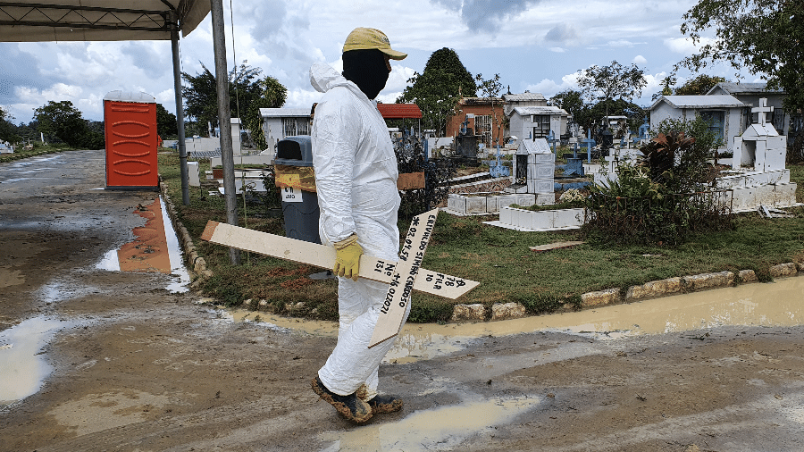 Manaus vem testemunhando o recrudescimento da pandemia de covid-19 - Carlos Madeiro