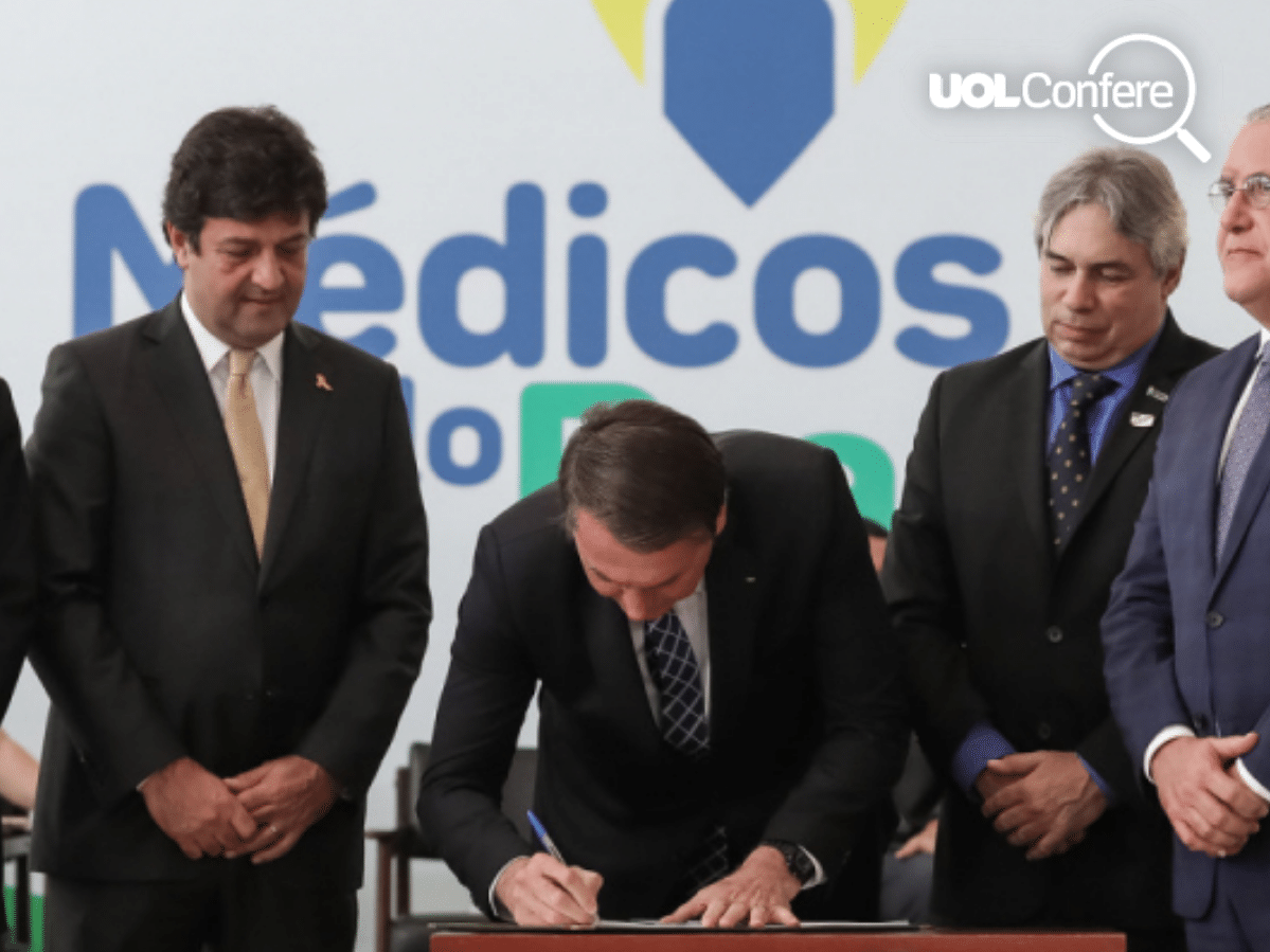 Após anunciar fim do programa, Bolsonaro infla dados e celebra Mais Médicos