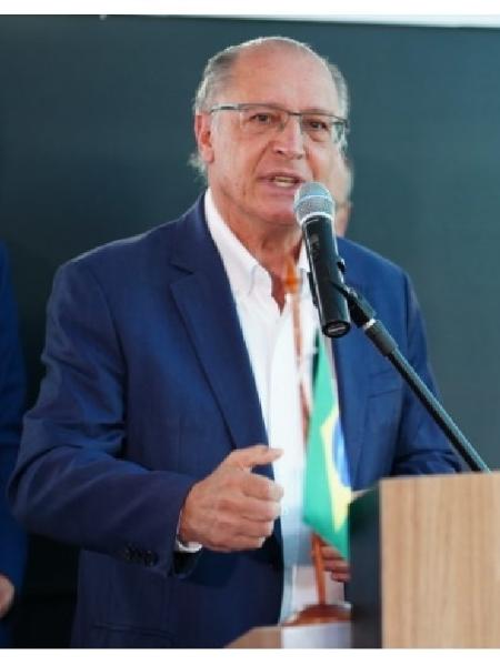 Alckmin durante ato de filiação ao PSB - Cleber Bonatti/PSB 
