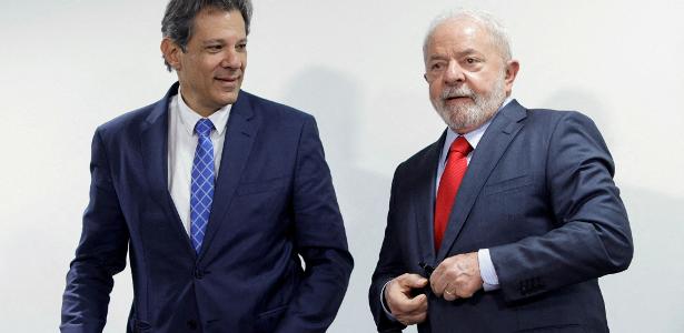 O ministro Fernando Haddad (Fazenda) e o presidente Lula se encontram hoje para tratar da nova regra fiscal