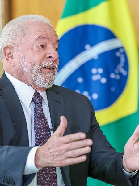 Lula concede entrevista no Palácio do Planalto - Ricardo Stuckert/PR