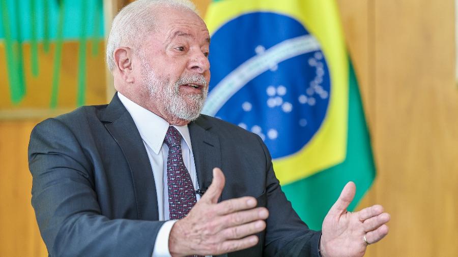 Lula concede entrevista no Palácio do Planalto - Ricardo Stuckert/PR