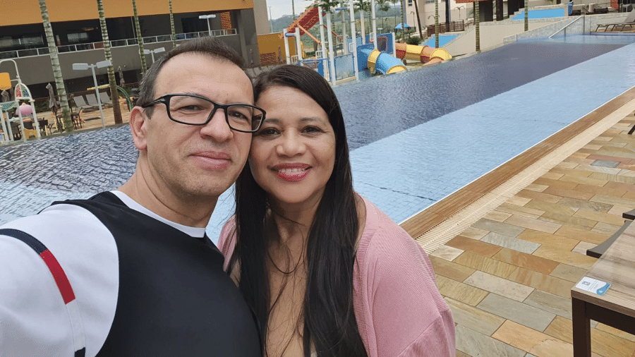 Flávio Ventura, 50, e a mulher, Ana